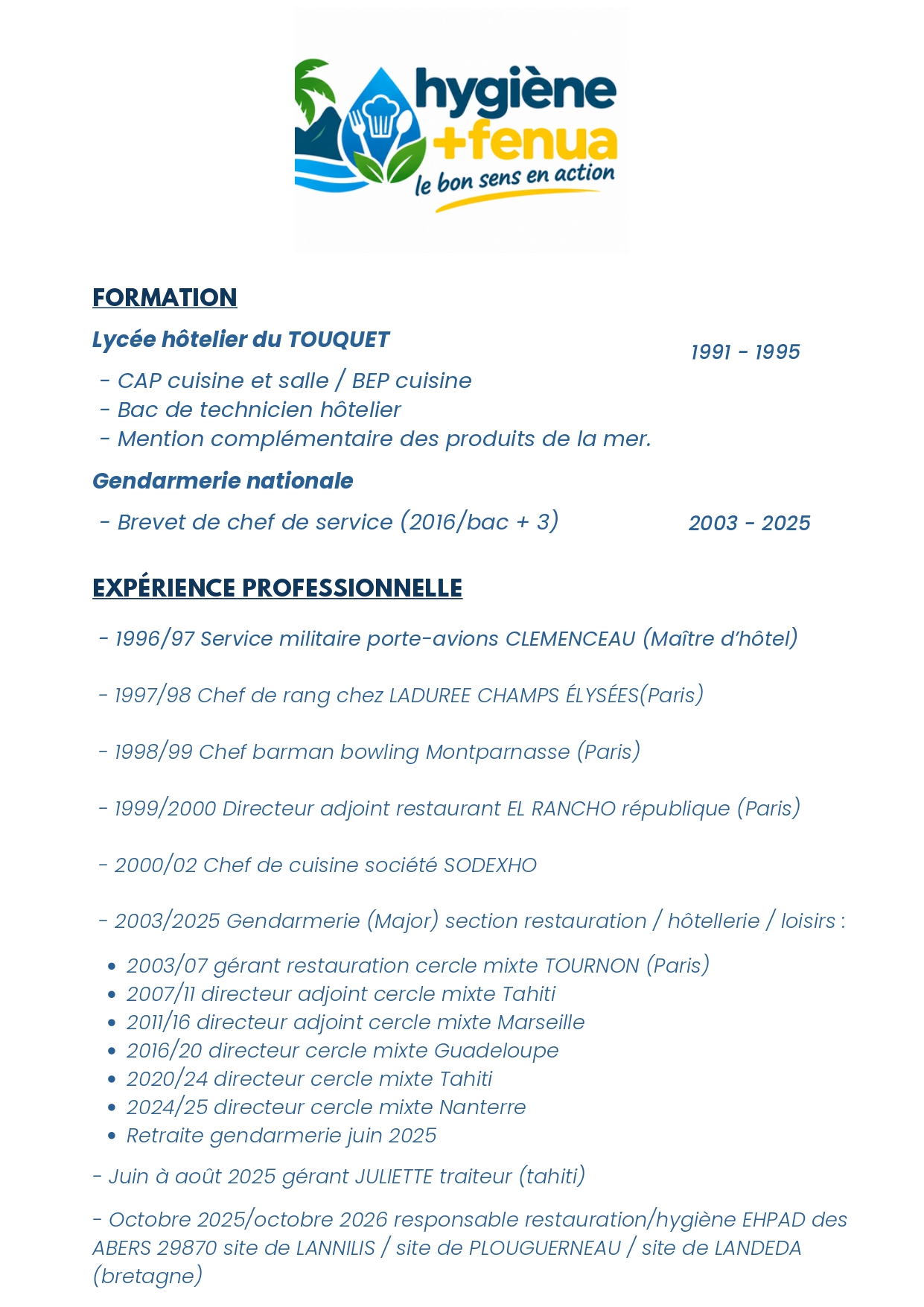 CV — Sébastien QUENNEHEN